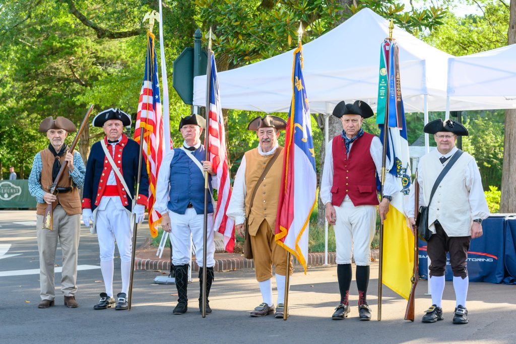 Chapter Color Guard Presents at Sandhills Motoring Expo