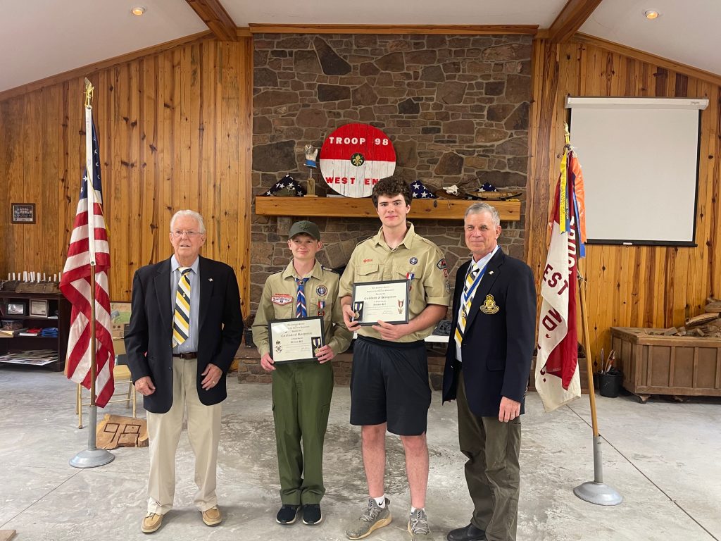 Troop 98 Eagle Scout Recognition